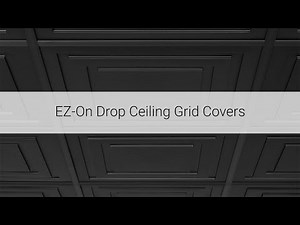 EZ-On Drop Ceiling Grid Covers by Ceilume