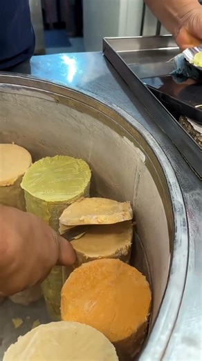 Cheese Cutting Process | Clean Slices #shorts #food