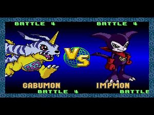 Digimon Battle Spirit 數碼暴龍大戰鬥(GBA) - 加布獸 Gabumon Gameplay