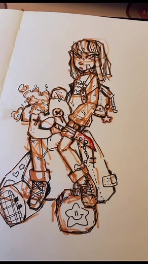 Decorating My Sketchbook | Custom Weirdcore Art