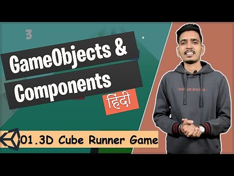 Game Objects And Components | 3D Cube Runner Game Tutorial 01