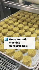 18K views · 97 reactions | The automatic machine forms falafel on each row by cutting them to tailored sizes. | Interesting Engineering | Facebook