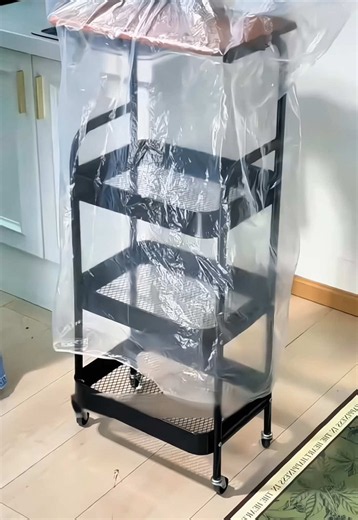 Rak piring dapur 4 tingkat murah dengan roda - promo 20.000