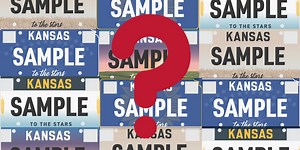 What will the new Kansas personalized license plate look like?
