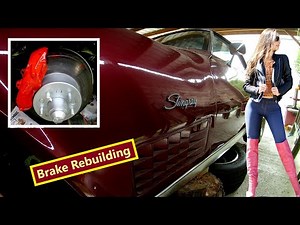 Corvette C3 Suspension restoration Part 3. cleaning and painting of the rotor, calipers #how #howto