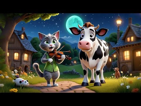 Hey Diddle Diddle, The Cat and the Fiddle | Classic Nursery Rhyme for Kids | Fun Sing-Along