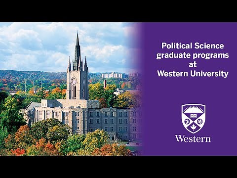 Overview of Political Science graduate programs at Western University
