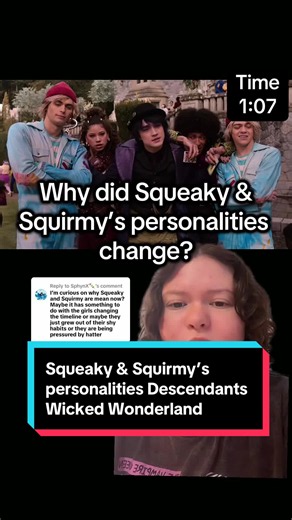 Replying to @SphynX🍡 Let’s talk about why Squeaky and Squirmy’s personalities changed in Descendants Wicked Wonderland! #descendants #disneydescendants #disney #dcom #disneychannel @Disney Descendants @Disney Channel @Disney