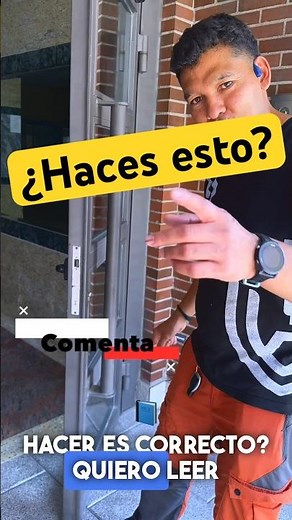 ¿Es correcto tirar o halar de la puerta con la llave? #loisancerrajeros #trucos #cerrajeria