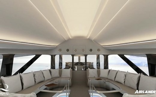 豪华飞艇(Airlander10)内部展示