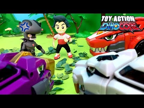 [Toy Action] DinoCore | If you get caught? Hide and Seek | Special | Spin off | Robot |