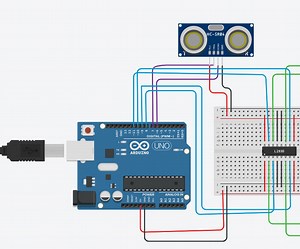 Obstacle Avoiding Robot Circuit