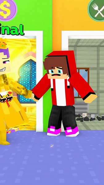 JJ and Mikey vs MineGirlZ : MECCHA CHAMELEON, granny Hide and Seek in Minecraft