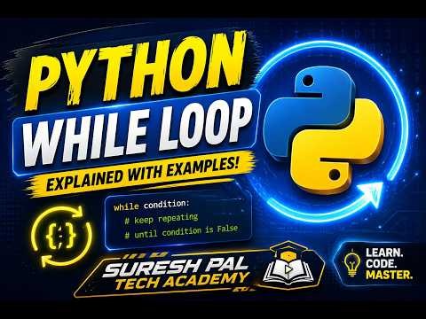 "Python While Loop in 1 Minute! (Never Get Infinite Loop Again 😱)"