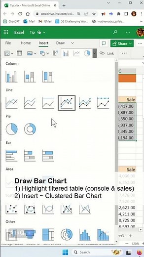How to Create an Excel Interactive Chart with Dynamic Arrays - Excel Tips and Tricks #shorts