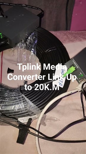 Tplink Media Converter .Link up to 20 K.M.Fiber Optical Gigabit Transmission.From A To B Floor.
