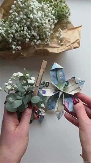 DIY Geldgeschenk zur Hochzeit #short #diy