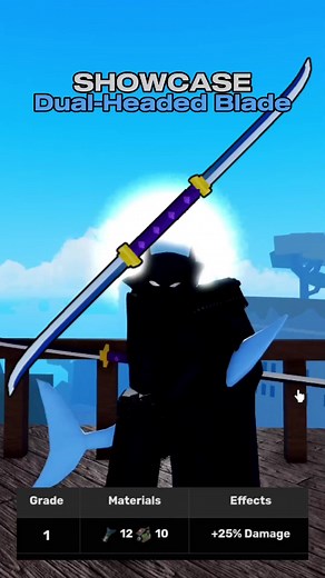 Dual-Headed Blade Showcase Blox Fruit