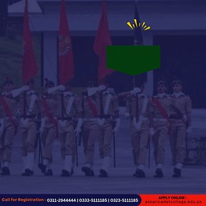 یقین، یہاں ایک منفرد اور بہترین اردو کیپشن دیا گیا ہے جو Askari Cadet College Kallar Kahar کے 2025 سیشن (کلاس 6 سے 1st year تک) کی ایڈمیشن اوپن پوسٹ کے لیے موزوں ہے۔ اس میں کالج کی نمایاں سہولیات کو بھی شامل کیا گیا ہے: 📢 ایڈمیشن اوپن | سیشن 2025 عسکری کیڈٹ کالج کلر کہار میں داخلے جاری ہیں، کلاس ششم سے فرسٹ ایئر تک! 🏇 جدید ترین سہولیات، 💦 سوئمنگ پول، 🐎 ہارس رائیڈنگ، 🚘 ڈرائیونگ کلب 🏫 اعلیٰ معیار کی کلاس رومز، 👨‍🏫 پی ایچ ڈی پروفیسرز کی زیر نگرانی تربیت 🏆 جہاں تربیت، تعلیم اور کردار سازی ا