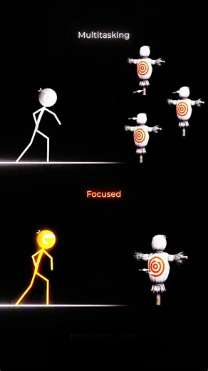 The Power of Focus vs. Multitasking 🎯#motivation