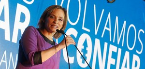 Goic reafirma opción de primera vuelta: Un partido que se arrodilla no puede liderar nada