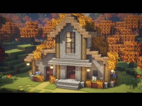 Minecraft: How to Build a Autumn House | Tutorial 🍂