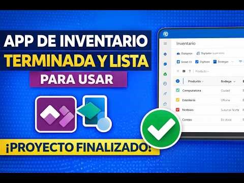 Power Apps App de Inventario desde cero| Terminada y Lista para Usar (Cap. 5 parte 2)