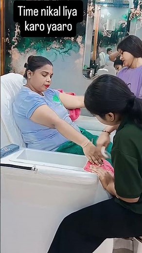 Salon Manicure Pedicure Transformation ✨| Relaxing Spa Routine | Satisfying Nail Care