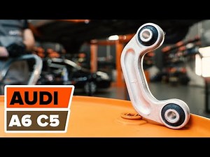 Wie AUDI A6 C5 Koppelstange / Pendelstütze vorne wechseln TUTORIAL | AUTODOC