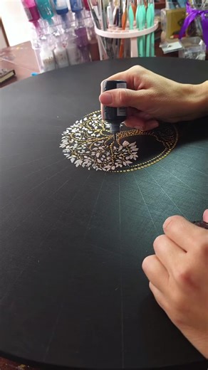 Hand Painted Mandala Art Techniques