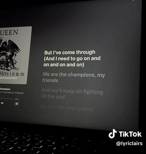 We Are The Champions by Queen - Lyrics and Music Video