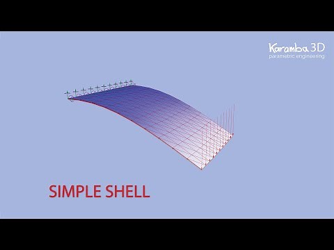Karamba3D Tidbits #18 - Simple Shell