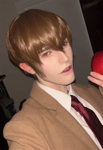 Light Yagami Cosplay with Shinigami Eyes Effect