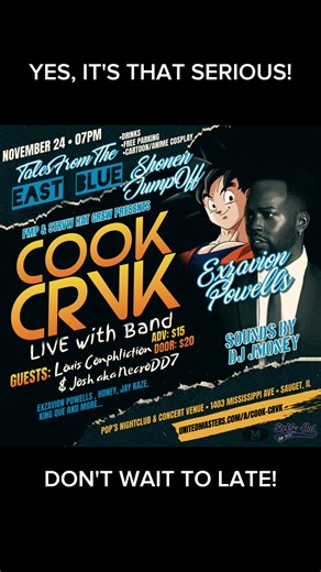 The amount of energy I put into promoting myself when it came to my shows...😫🥶 This show was so 🔥 Cook Crvk should do a part 2 | Exzavion Powells