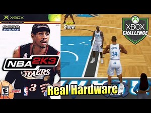 NBA 2K3 — Xbox OG Gameplay HD — Real Hardware {Component}