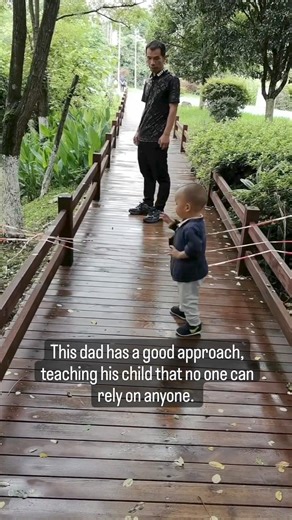 6M views · 90K reactions | Good or bad parenting? "This dad has a good approach, teaching his child that no one can rely on anyone." | Sabrina Childress | Facebook