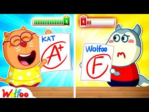 Wolfoo Got an F !? Battery is EMPTY! | Cartoon for Kids | Wolfoo Channel