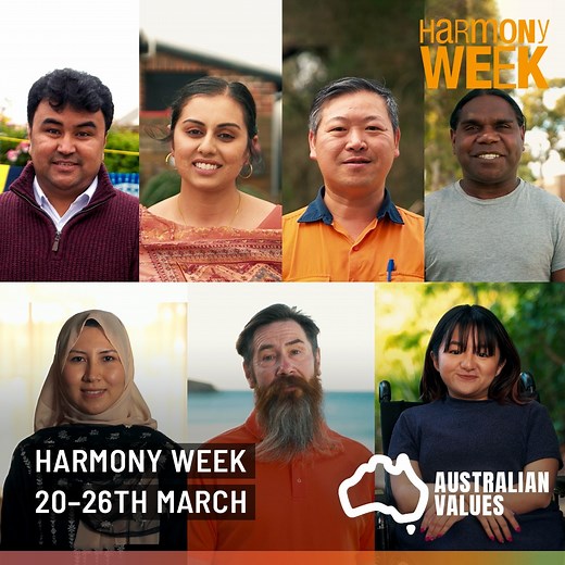 How will you be celebrating Harmony Week this year? From 20 – 26 March, Harmony Week is a time to celebrate that in Australia, everyone belongs. Learn more and get involved at: www.harmony.gov.au | Australian Department of Home Affairs