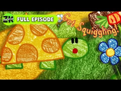 Get Squiggling | Series 1, Episode 18 | Tortoise and Hare 🐇🐢✏️ | ZeeKay Education