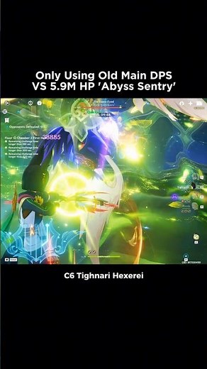 🌿Tighnari vs 5.9mil HP Abyss Boss
