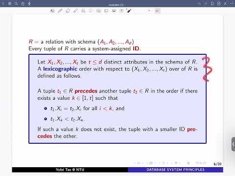 Indexing 4: Multidimensional Indexing