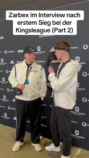 @zarbex @Kings League Germany #interview #fussball #kingsleague