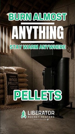 🔥 Burning Wood Pellets in a Rocket Heater | Clean & Efficient Heat