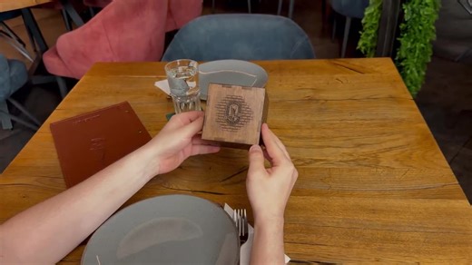 Engraved Wooden Reserved Table Sign: Restaurant Decor Cube - Etsy UK