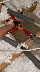 48K views · 294 reactions | Replacing a leaking expansion PEX tee with a crimp on style fitting and PEX B pipe. #plumbing #foryoupage #repair #leak #pex #attic #howto #diy #trades #reels | The Plumbers Plunger | Facebook