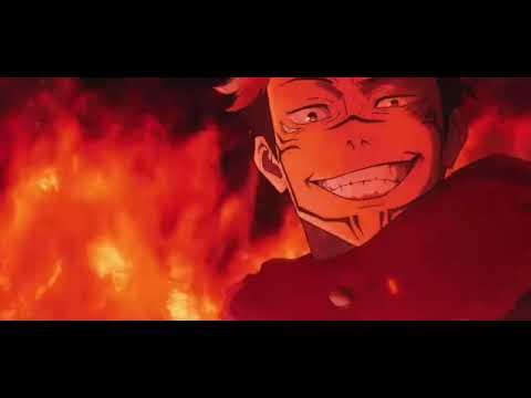 Yuji turning into Sukuna for 4 minutes (loop)