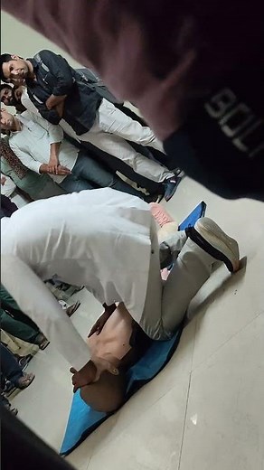 learning CPR in red cross ❌