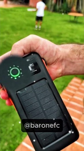 Carregador Infinito pra celular, o melhor Power Bank com energia solar do mundo
