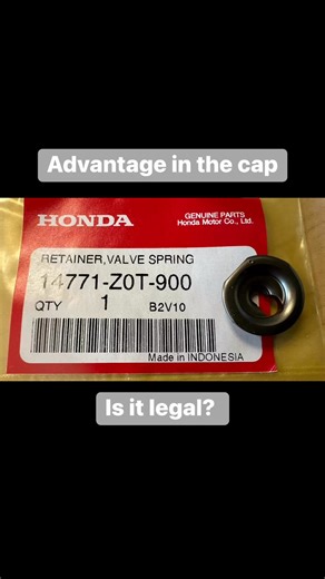 8.5K views · 40 reactions | Every engine will rev higher with a thicker valve spring retainer that can handle more spring pressure. With the aftermarket thicker retainer you gain .014 and with the washer another .030 and now add the 16lb valve spring and you have a faster high reving engine. But is it legal? I find it in some engines. | Krybaby Performance | Facebook