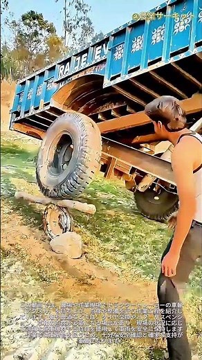 重量のあるトラクター用トレーラーの車軸を持ち上げる方法：大型車両における即席の持ち上げ手法と、農業現場での修理の現実